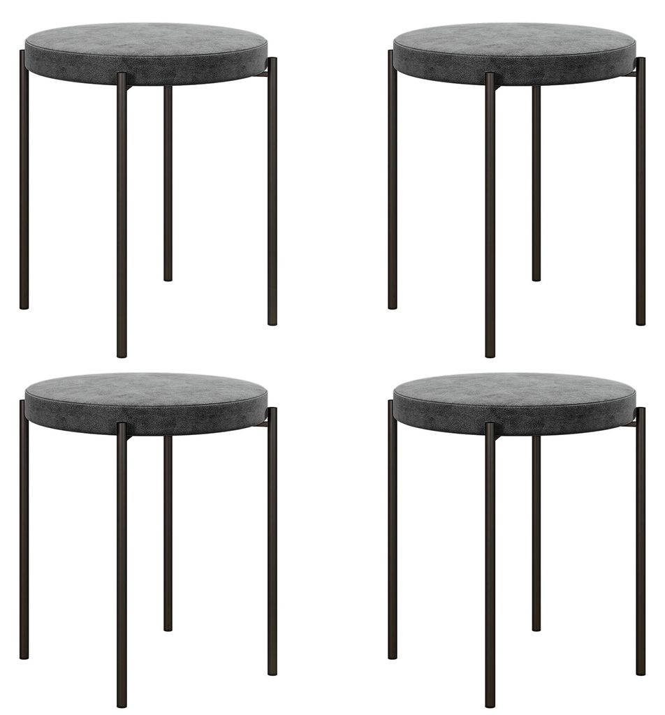 HOMCOM 4er-Set Esszimmerhocker Esszimmerstühle Küchenstuhl Produktbild 