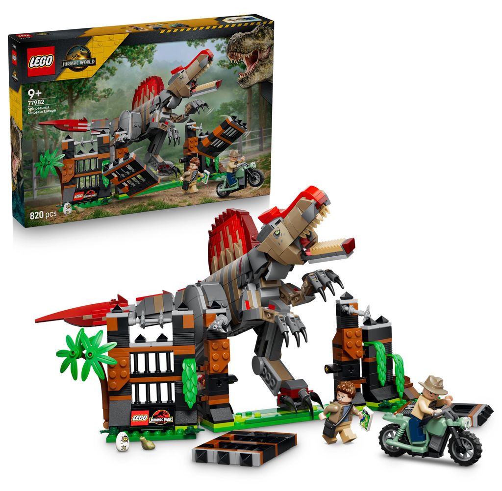 LEGO Jurassic World Flucht des Spinosaurus - Spielzeug-Dino Produktbild 