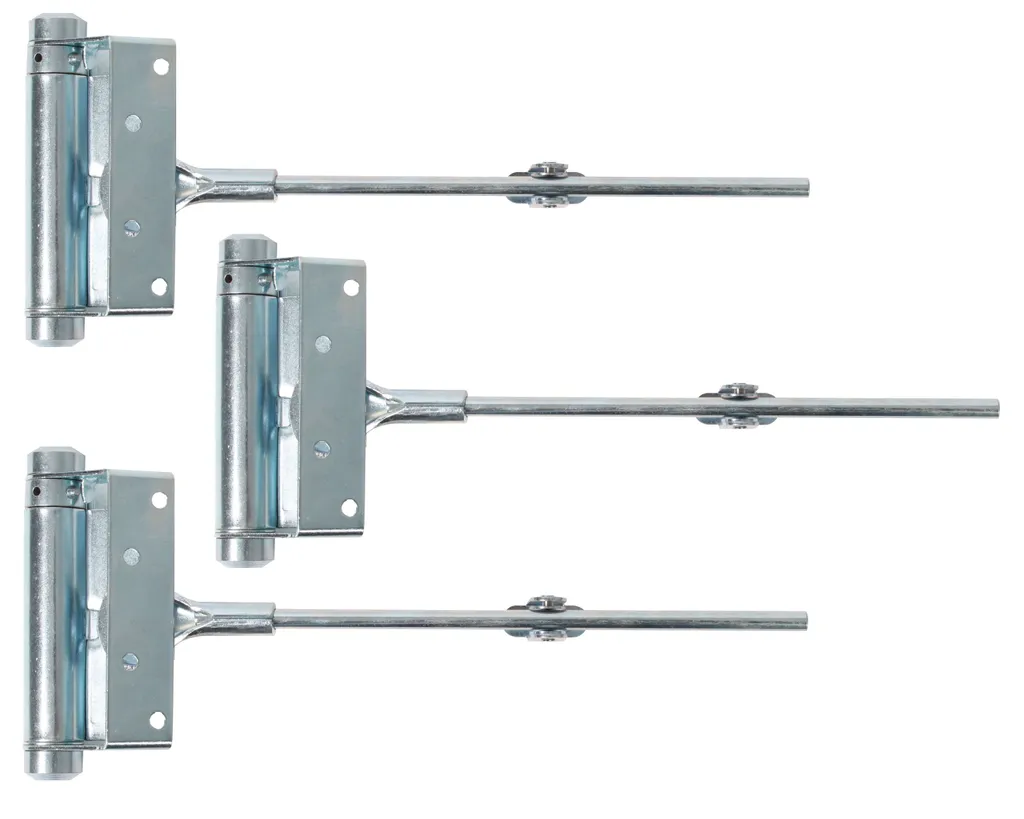 Ferme-portail automatique en acier galvanisé Alberts longueur 242 mm x3