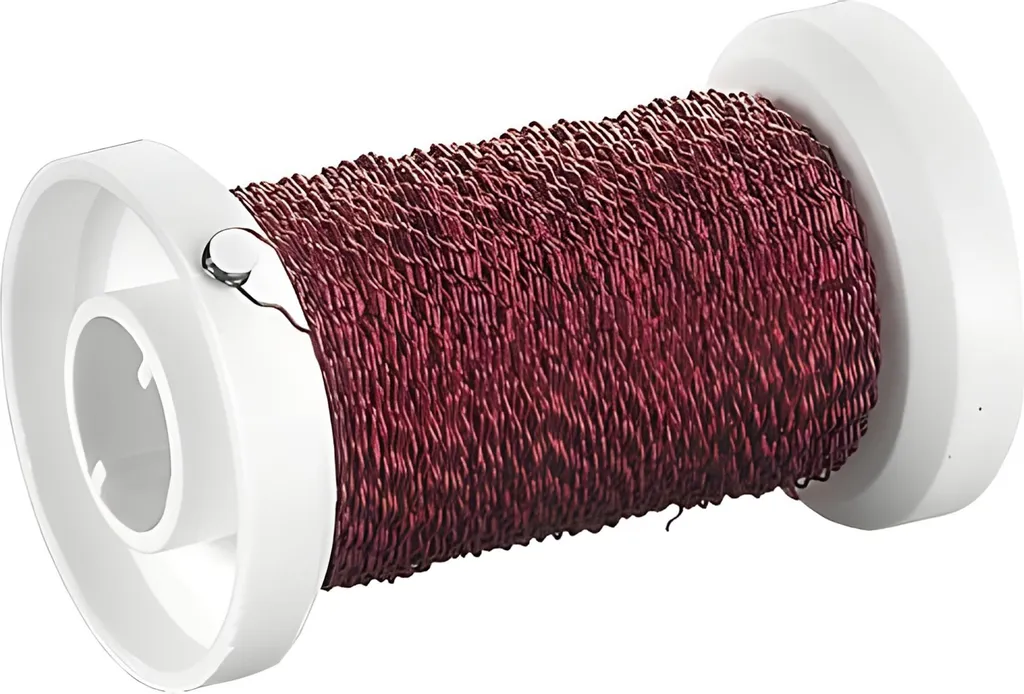 Fil à effet bouillon rouge fin 0.25mm pour fixer et décorer sans nœud