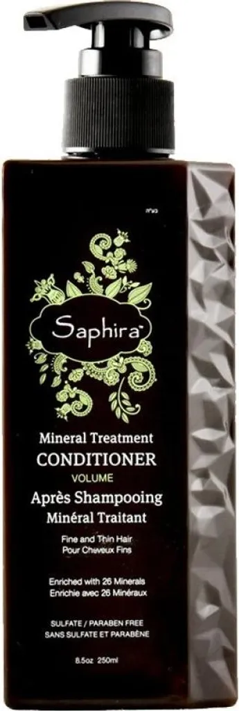 Après-shampooing anti-cheveux plats Saphira Mineral TreatMen