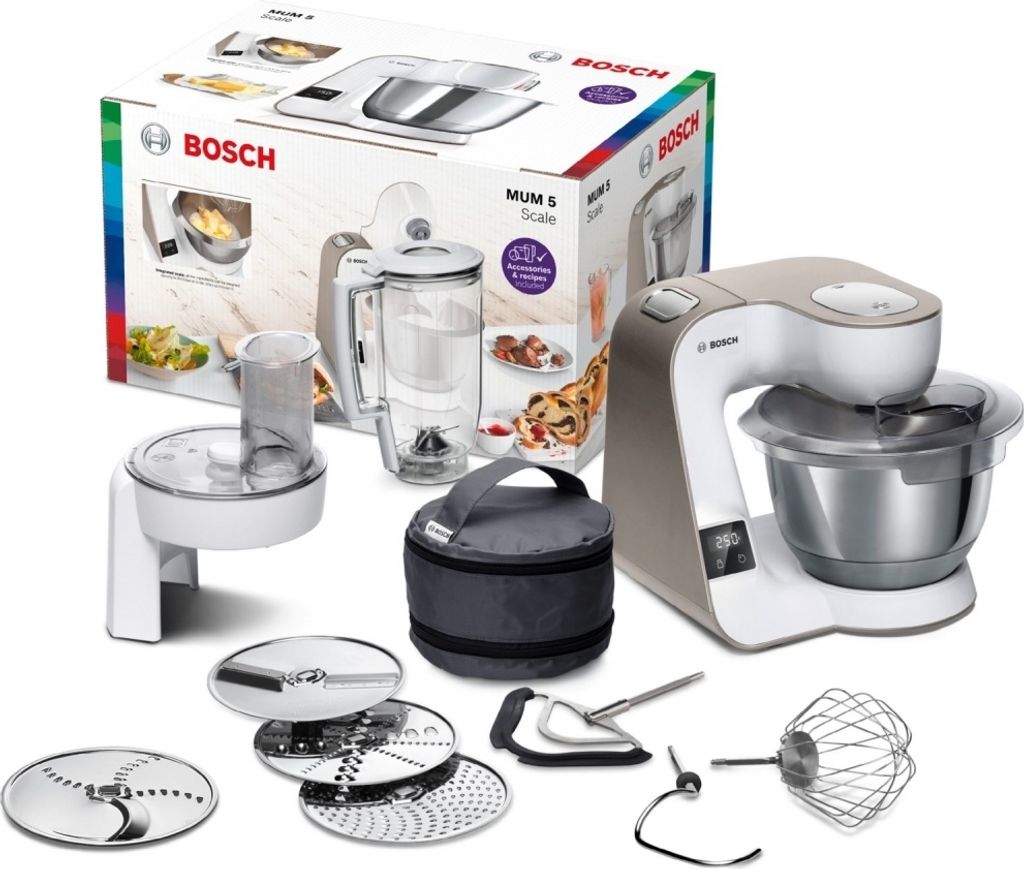 Bosch MUM5XW20, 3,9 l, Weiß, Tasten, Berührung, Mixen