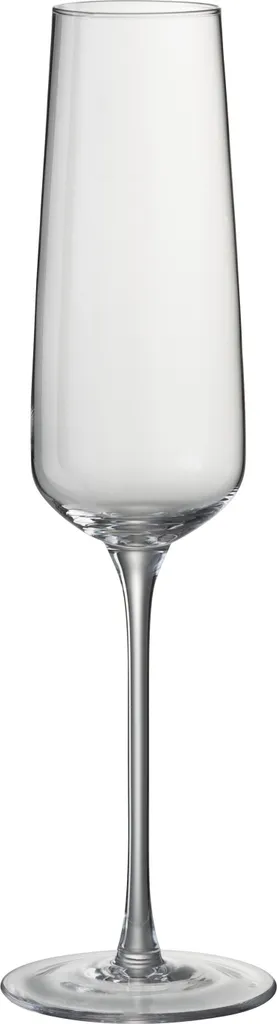 Service de 6 Flûtes à Champagne Leo en Verre pour Table de Réception