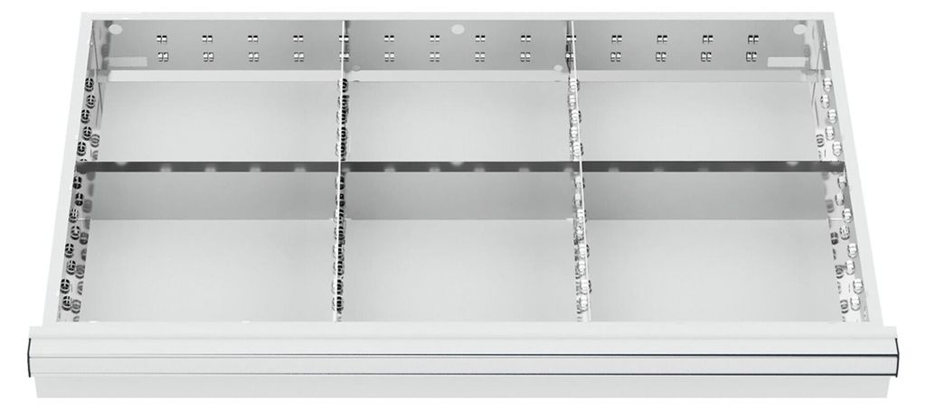 STIER Schubladeneinteilung Metalleinteilung BLH 100/125 mm Produktbild 
