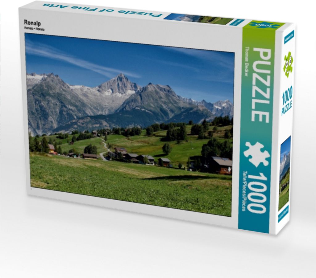Calvendo Ronalp 1000 Teile Puzzle quer 640x480mm, Becker Thomas; 7329698