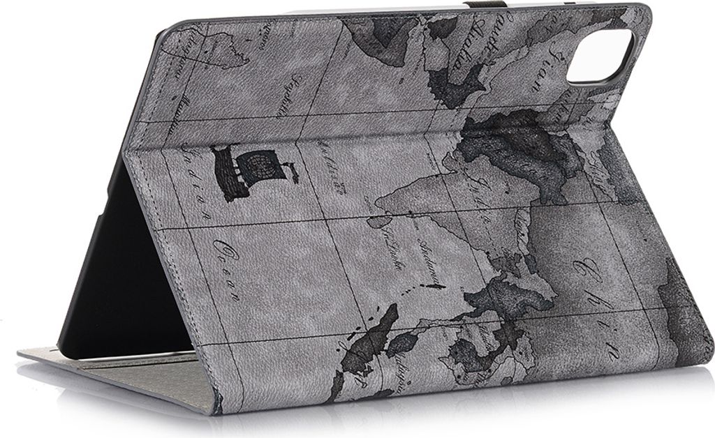 Schutzhülle für Apple iPad Air 10.9" (4. Gen) 2020 + Air 10.9" (5. Gen) 2022 Smart Cover Etui Tasche Case schlanke Hülle Standhülle - Weltkarte...