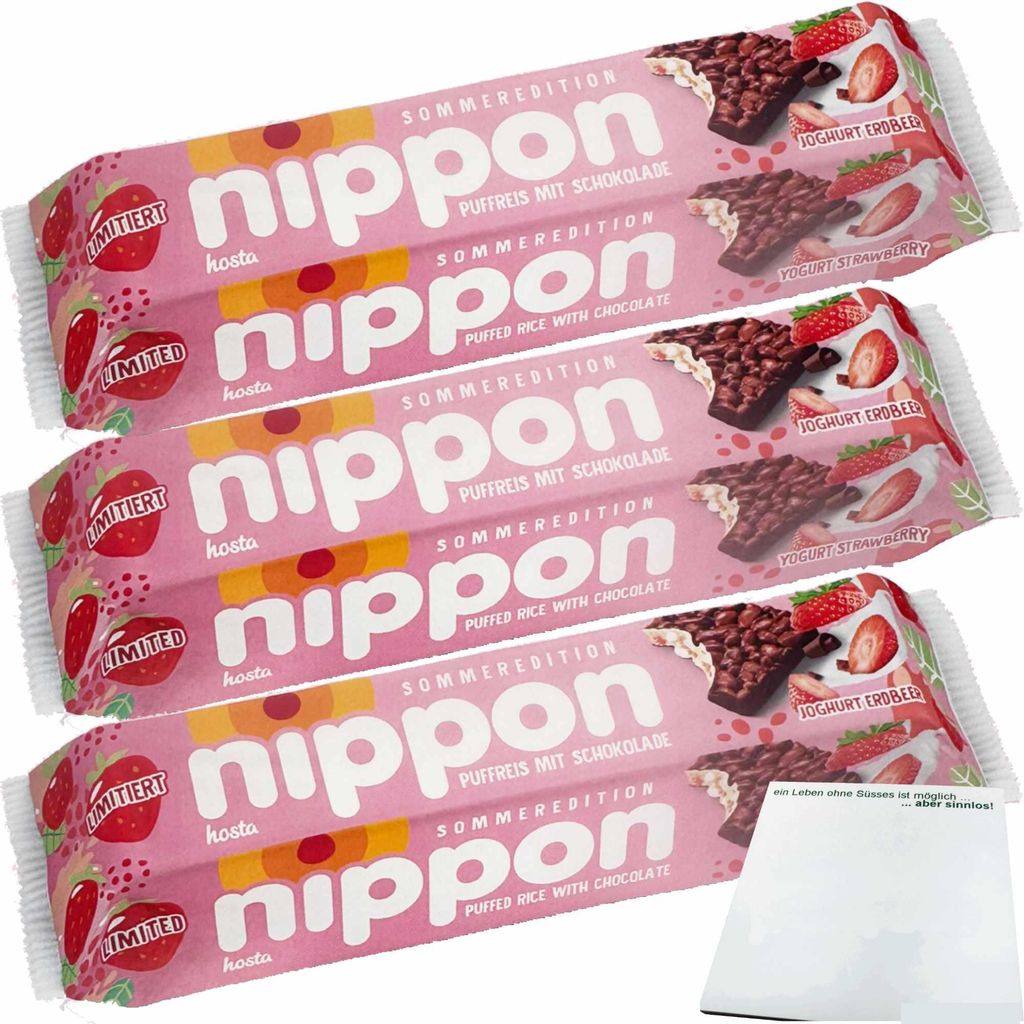 Nippon Sommeredition Joghurt Erdbeer 3er Pack (3x200g Produktbild 