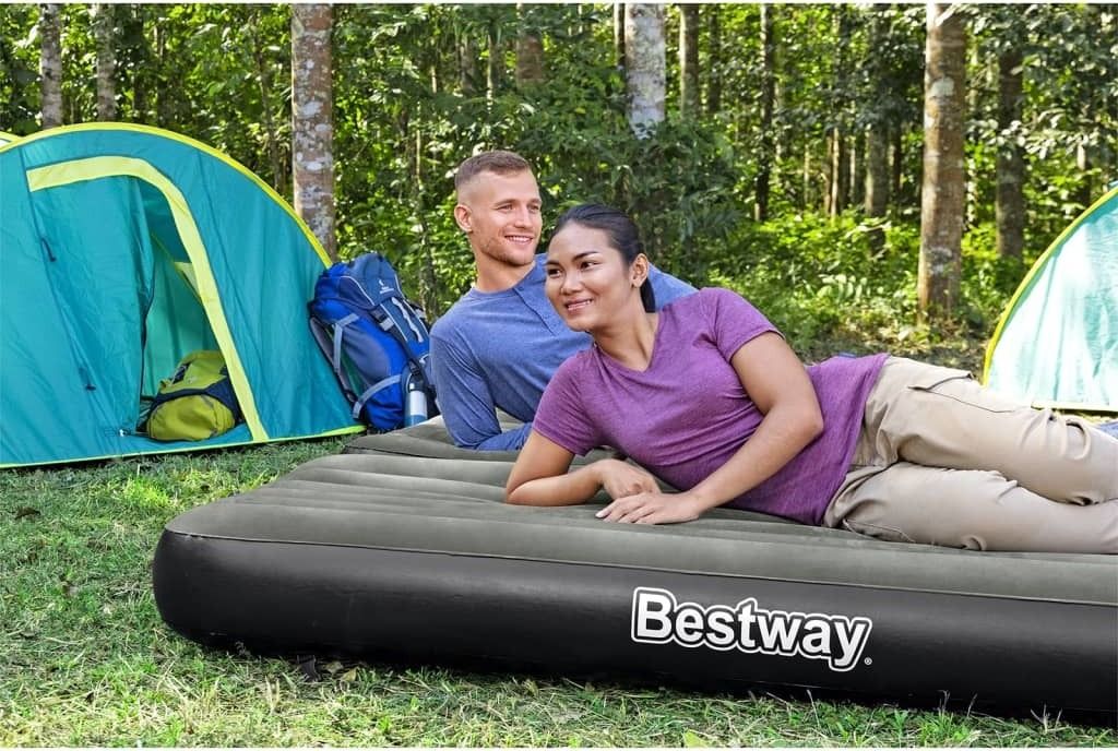 Bestway Airbed 3-in-1 gonfiabile 188x99x25 cm nero e grigio Immagine del prodotto 