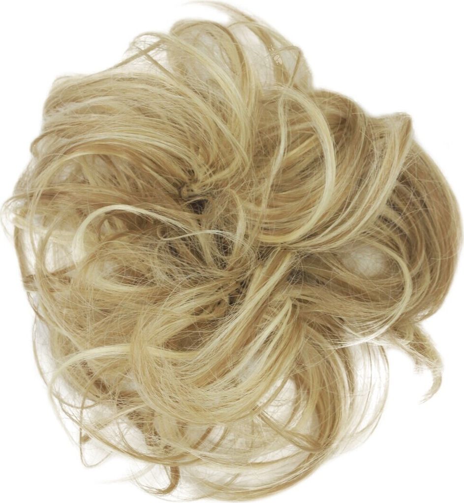 WIG ME UP Scrunchie Haargummi Kunsthaar Blond-Mix Produktbild 