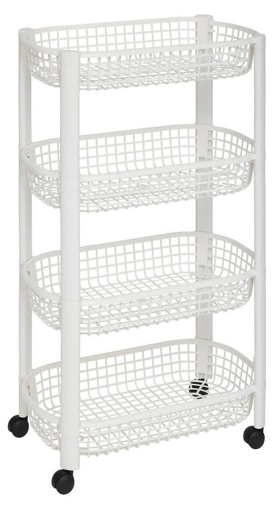 Chariot de cuisine sur roulettes BASKET, en plastique, 46,5 Image du produit 