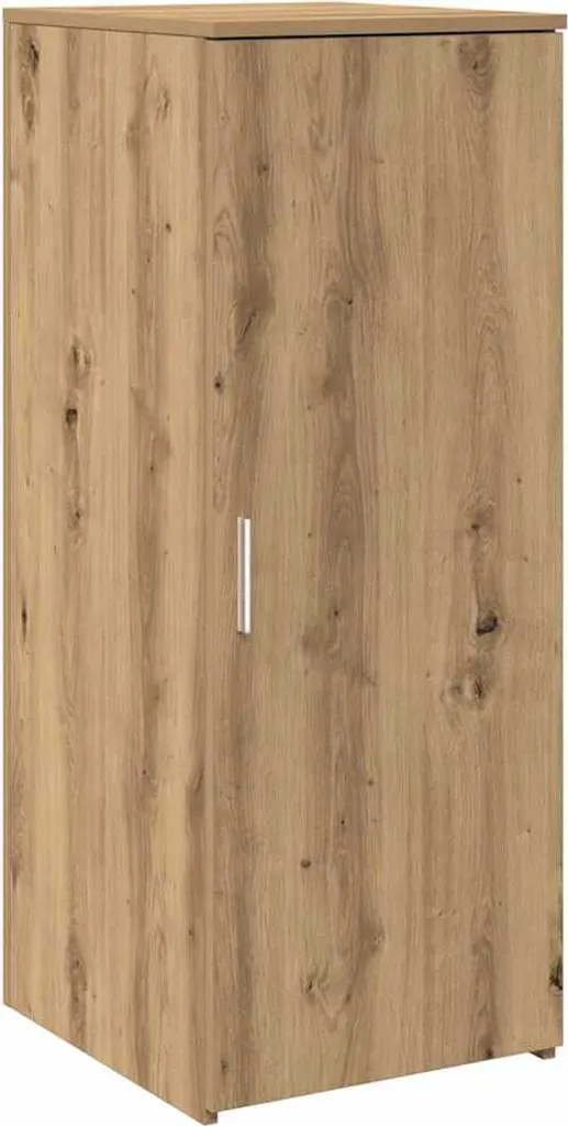 Colonne de rangement chêne naturel 40 cm pour petit espace et bureau
