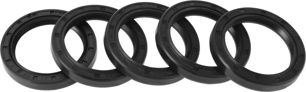5 Stück Drehwellendichtung Hochdruck-Öldichtung 35x47x7mm Schwarz Nitril 70 Durometer Gummi