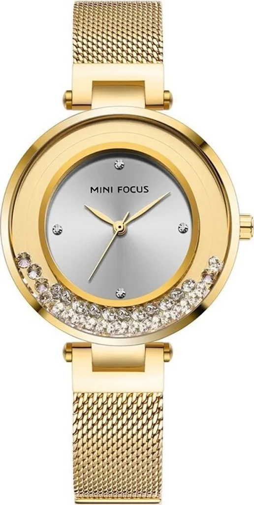 Montre en Or Durable contre l'Oxydation - Élégance Cristalline KP23821