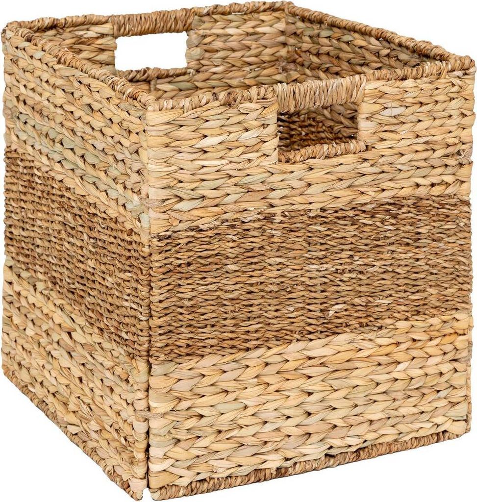 Korb "ninon" schilf beige 38x38cm  - Atmosphera créateur Produktbild 