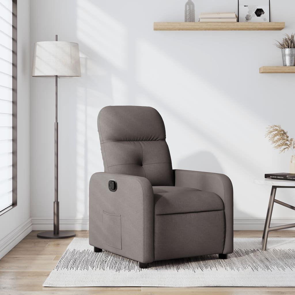 Maison Exclusive - Relaxsessel Taupe Stoff