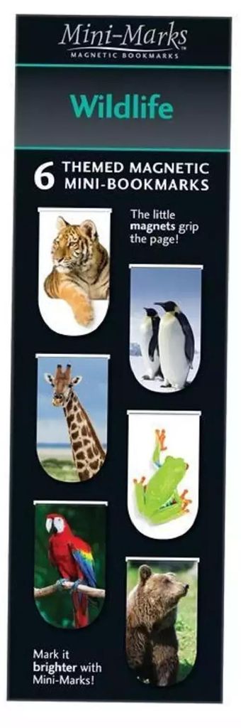Magnetische Lesezeichen „Wildlife“, 6 Stück