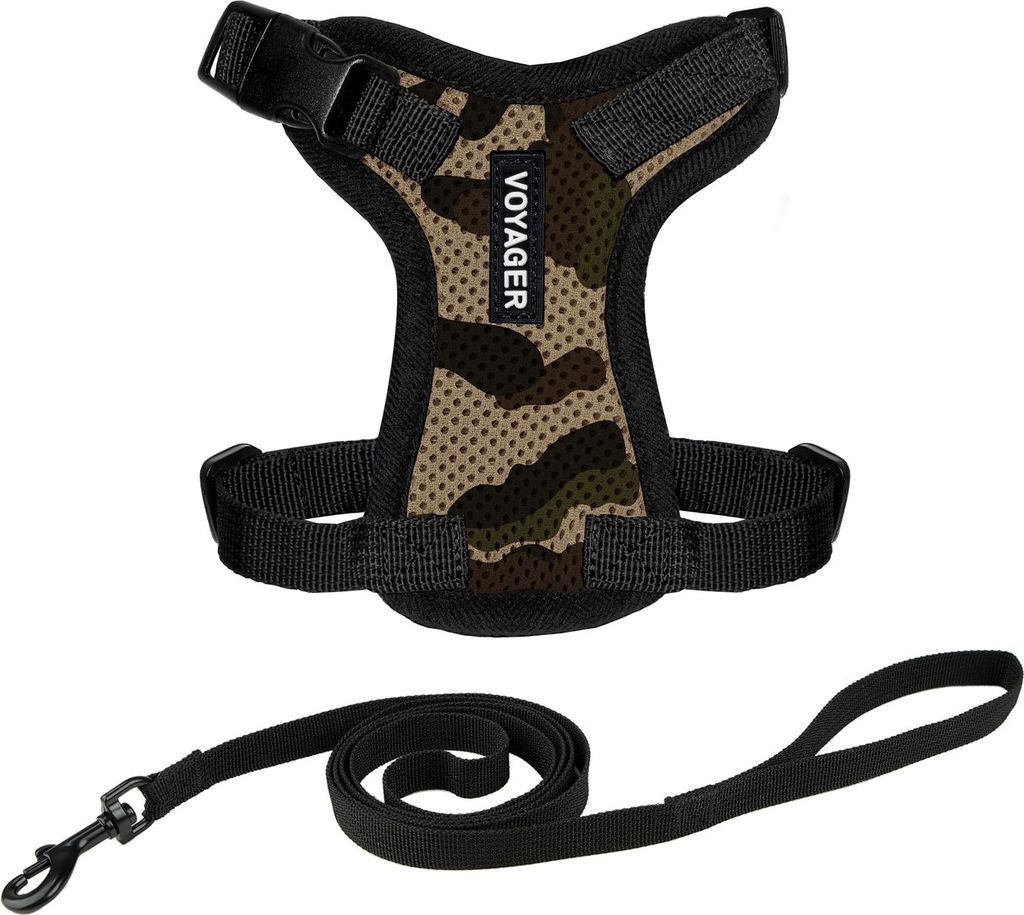 Voyager Step-in Lock Katzengeschirr und reflektierende Katzenleine mit Neoprengriff by Best Pet Supplies - Unterstützt kleine, mittelgroße und gr...