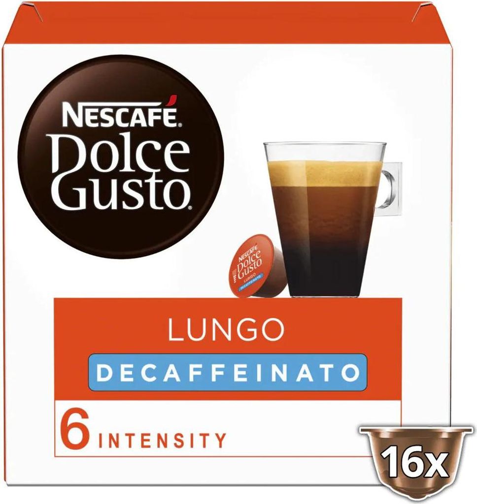 Nescafé Dolce Gusto Lungo decaffeinato décaféiné | 16 Image du produit 