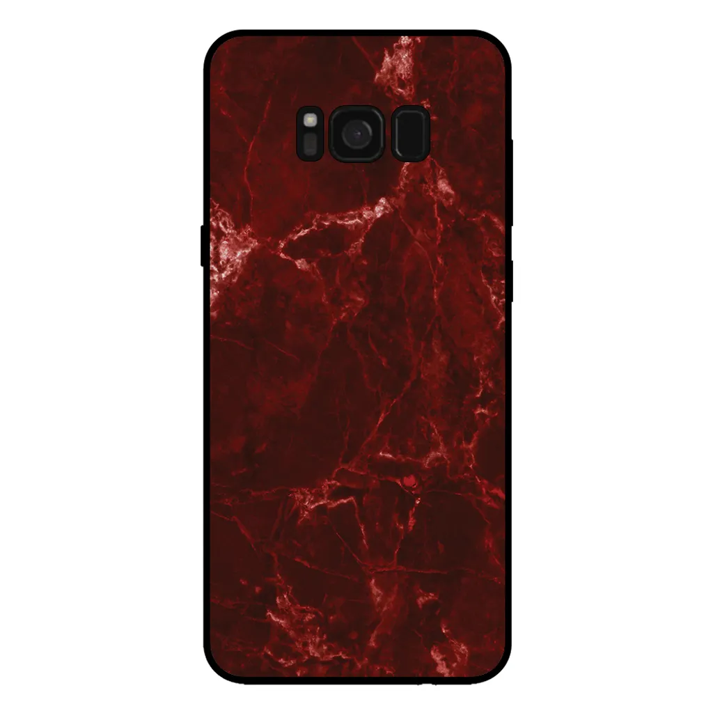 Custodia Samsung S8 Plus Marmo Rosso - Cover TPU Smartphonica Elegante