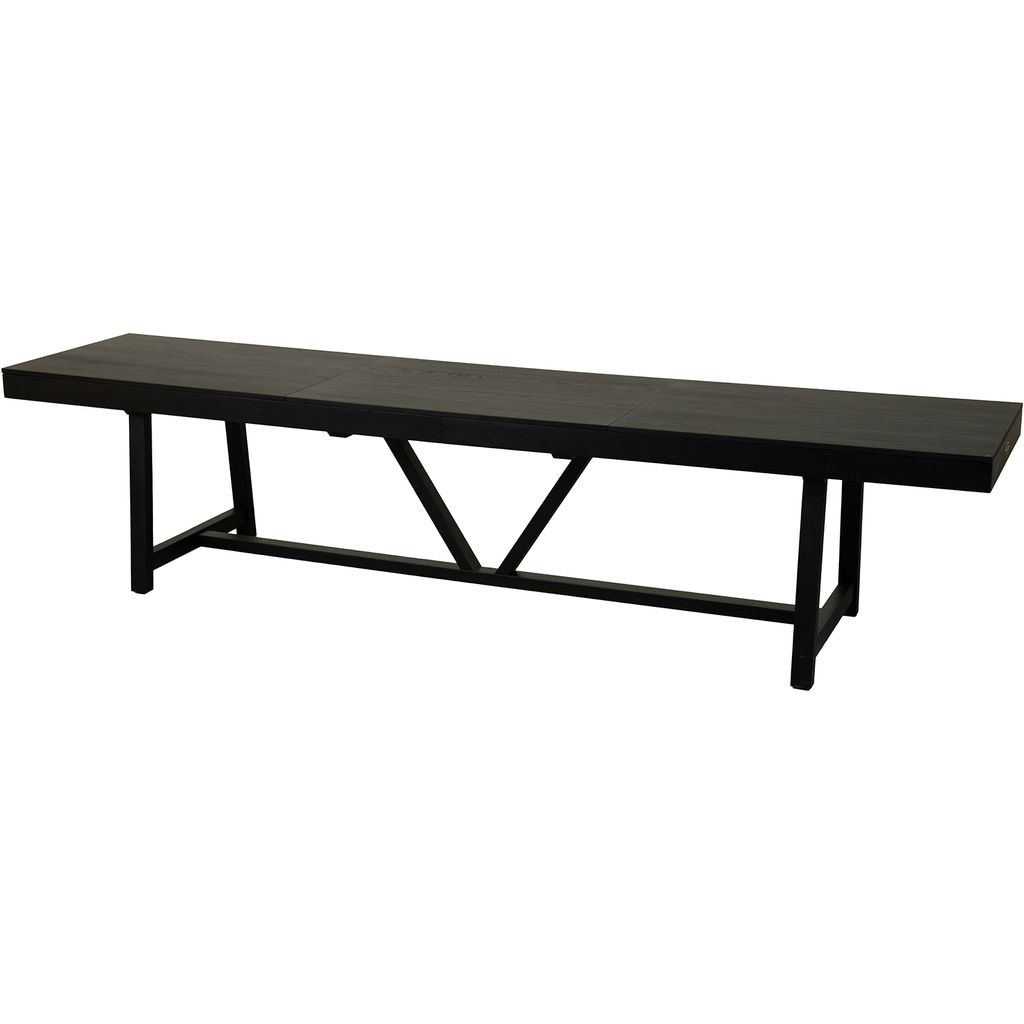 Buffalo Shuffleboard Abdeckung Eschenholz 12ft Schwarz - Dreiteilige Abdeckplatte