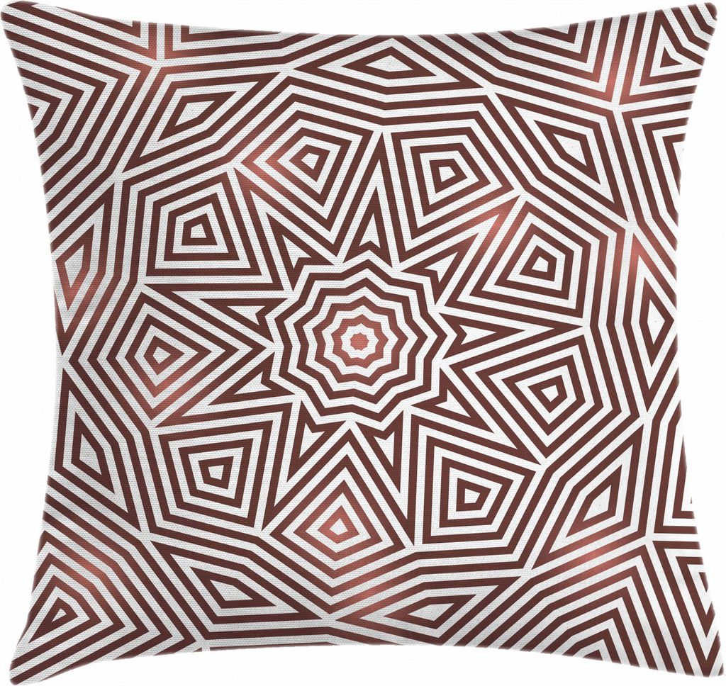 ABAKUHAUS Geometrisch Kissenbezug, Keltisches Barock Boho, Waschbar mit Reißverschluss Kissenhülle mit Farbfesten Klaren Farben Beidseitiger Druc...