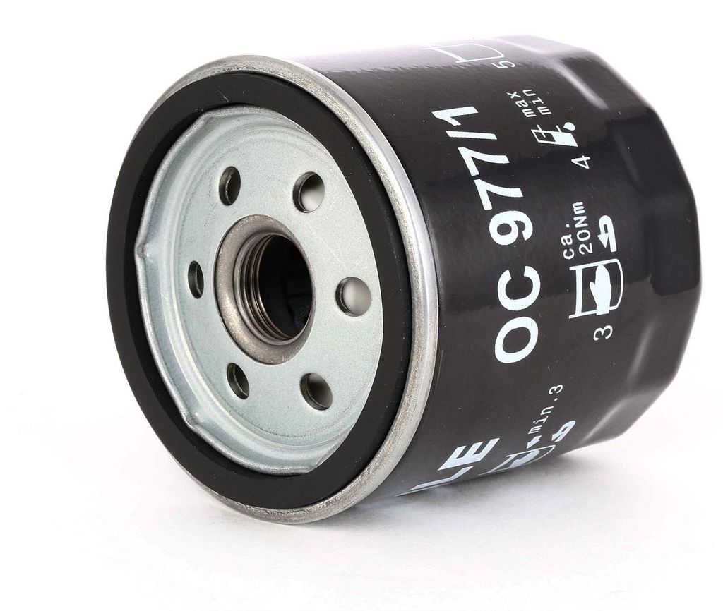 Ölfilter MAHLE OC 977/1 Anschraubfilter für VW Golf VII Produktbild 