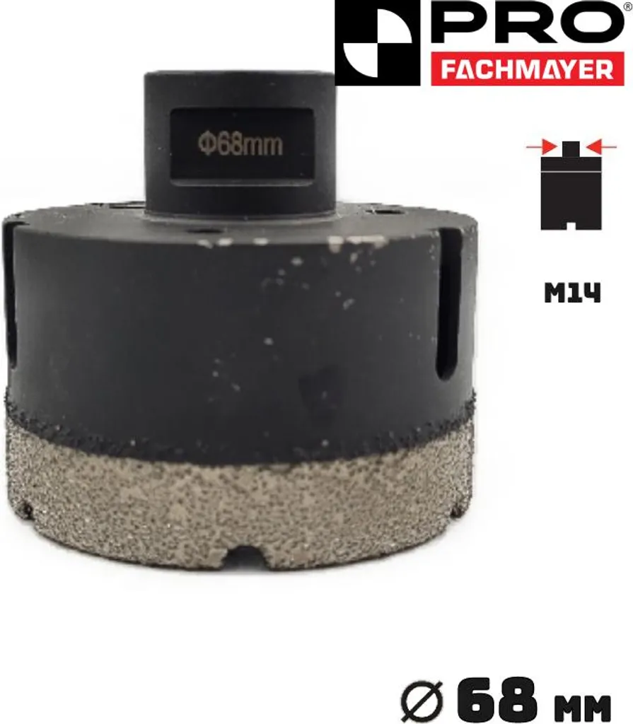 Perceuse Scie cloche 68mm PRO pour trous propres sans éclats ni blocages