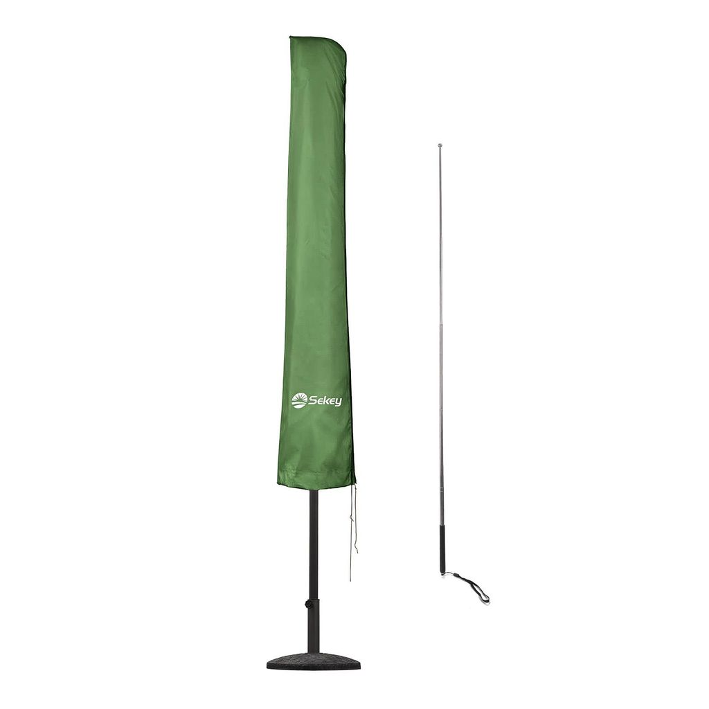 Sekey Sonnenschirm Schutzhülle Wasserdicht Abdeckung Abdeckhaube Schutzhaube aus Polyester für Ø 350 cm und 300 x 200 cm Sonnenschirm, Mintgrün
