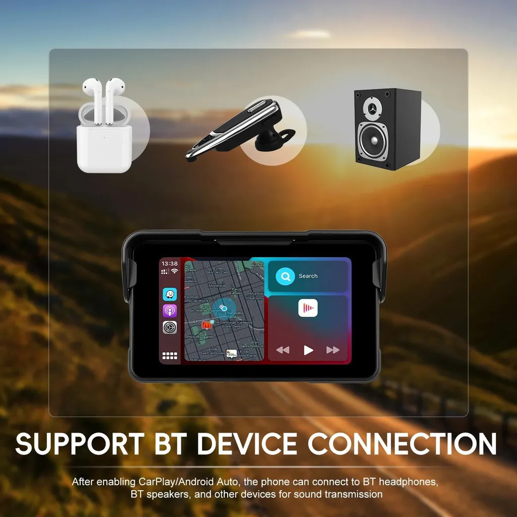 Autoradio Tactile Android Auto avec Résolution 854x480 et Lecture Carte TF