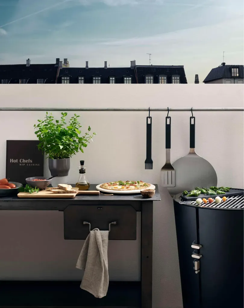 Table d'appoint Eva Solo Grill en acier inoxydable - Finition Premium - 6