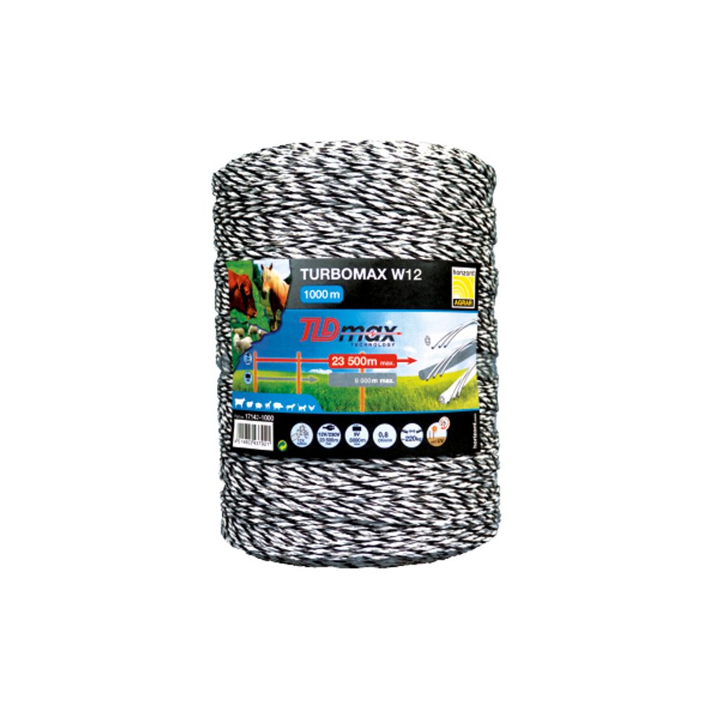 Horizont Weidezaunlitze Turbomax W12
