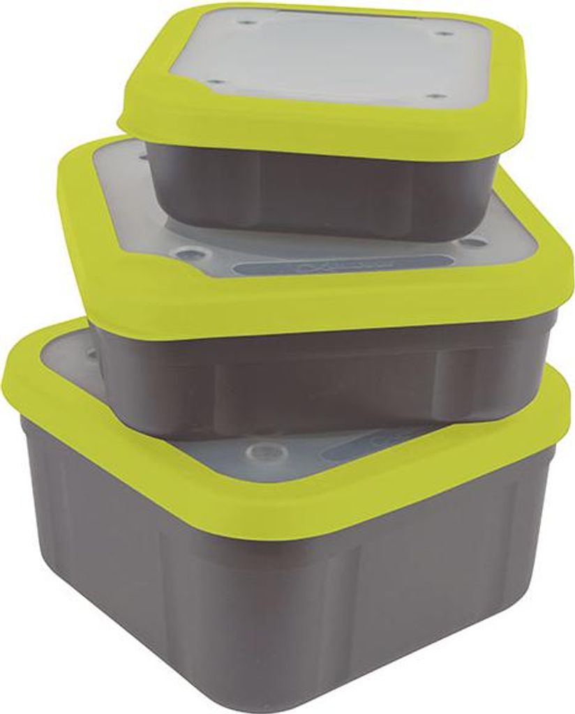 Fox Matrix Bait Box 2,2pt 1,25l grigio/lime con fori Immagine del prodotto 