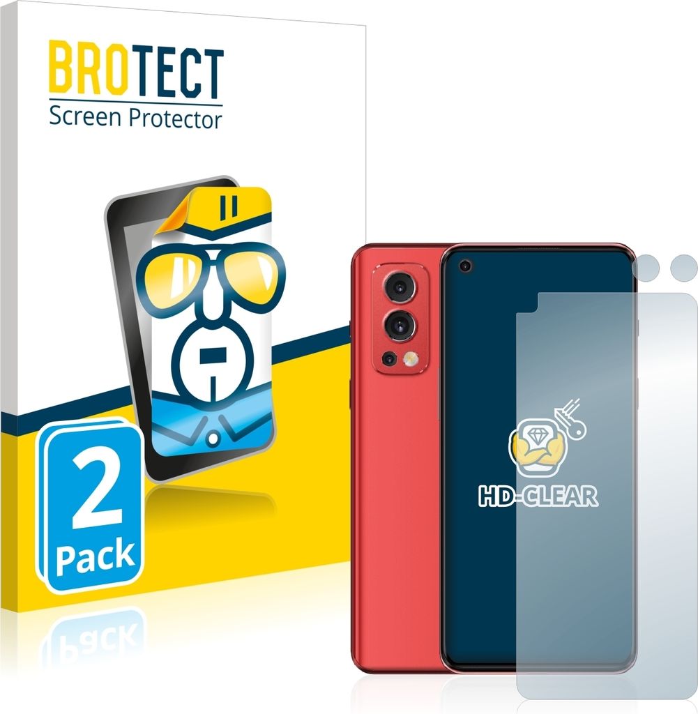 2x Für OnePlus Nord 2 5G (Display+Kamera) Schutzfolie Produktbild 