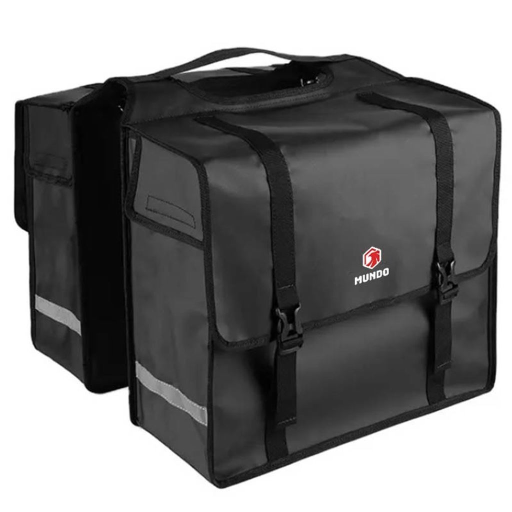 MUNDO Fahrrad Gepäckträgertasche Wasserdicht 45L - Fahrradtasche für Gepäckträger Fahrrad Trägertasche Seitentaschen