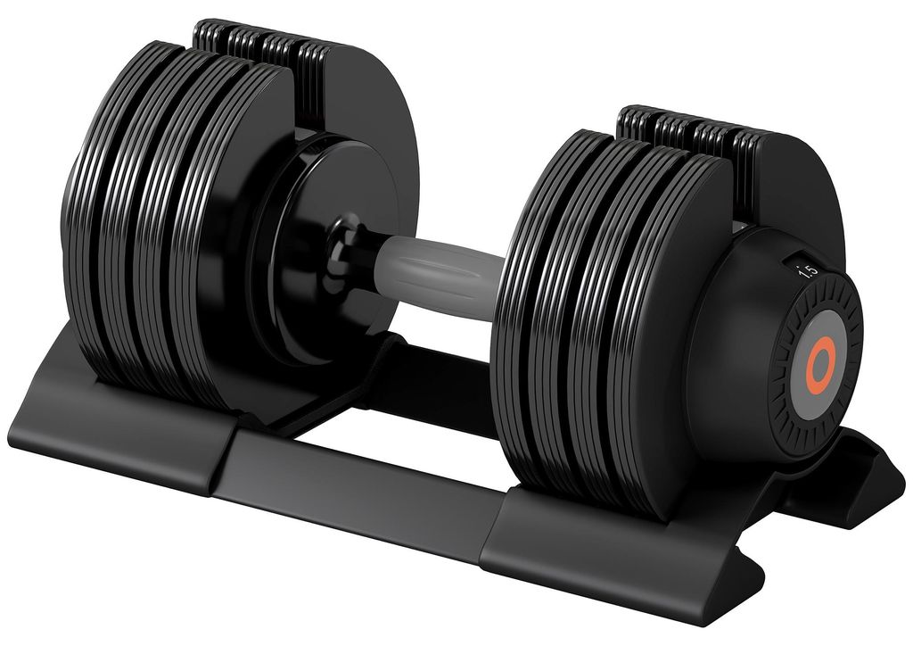 SPORTNOW Verstelbare halter, 6-20 kg, met opbergvak, Productafbeelding 