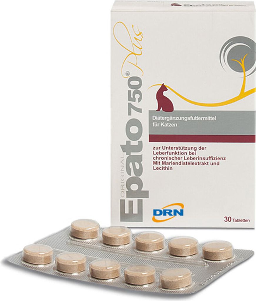 ICF Epato 750 plus 30 Tabletten | für Hunde & Katzen | Leberfunktion