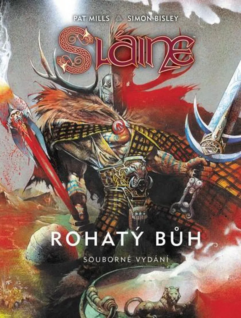 Sláine Le Dieu Cornu BD Peinture Simon Bisley Version Intégrale Luxe CREW