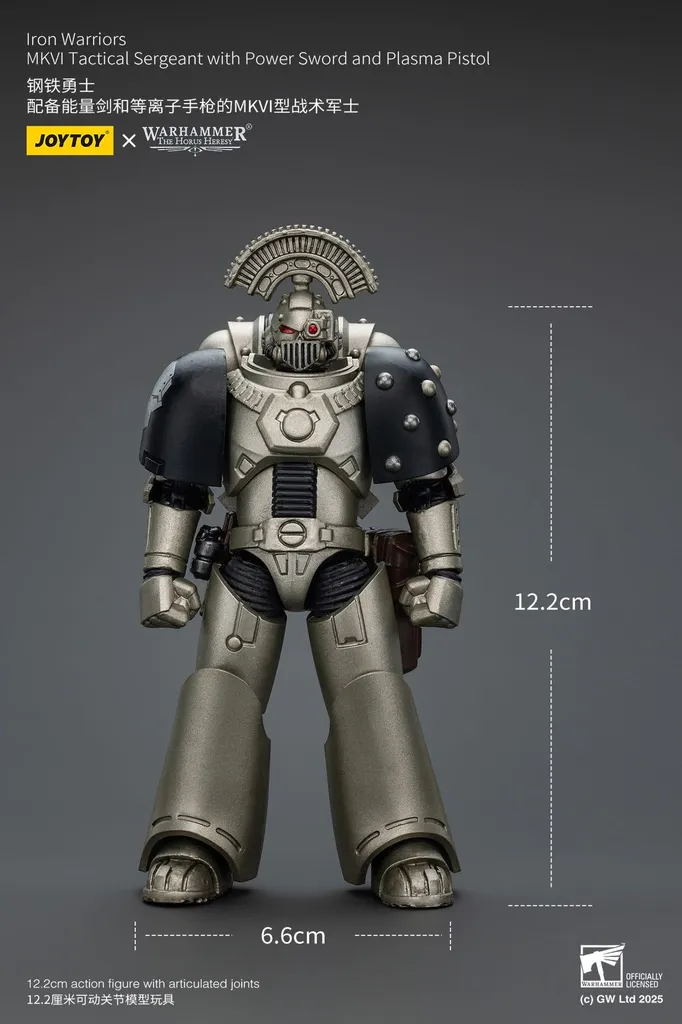 Figurine Warhammer Horus Heresy Iron Warriors MKVI Sergeant 1/18