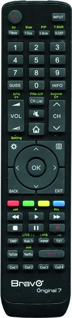 Contrôlez votre TV Hisense avec la Télécommande Bravo Original 7 Black - 2