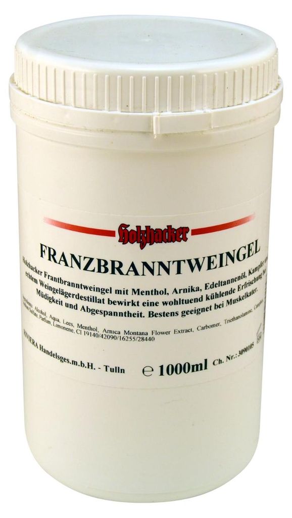 Gel pour les muscles Holzhacker à l'arnica et au menthol, Image du produit 