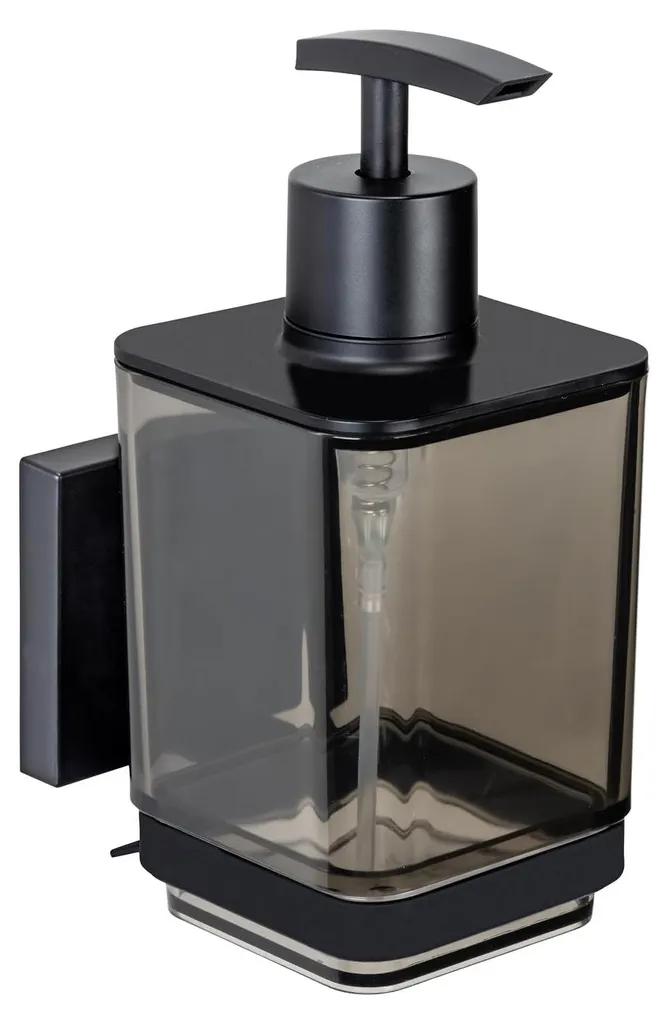 Distributeur de savon 340 ml Vacuum-Loc Quadro, montage inox sans trou