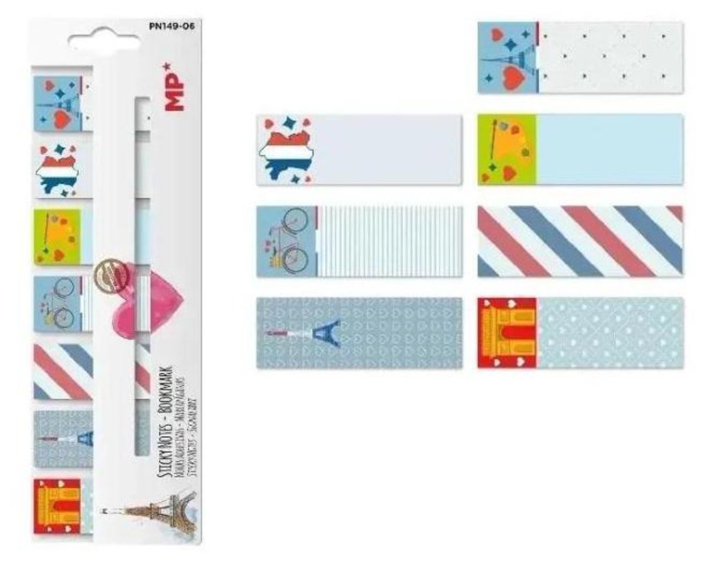 Karteikarten im Frankreich-Design Produktbild 