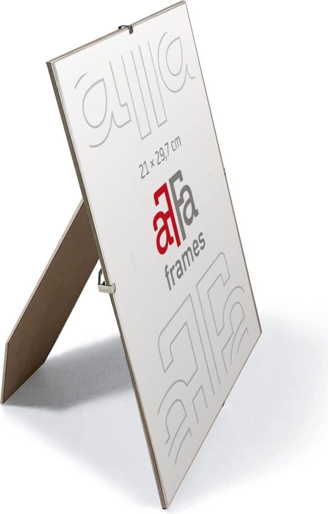 aFFa frames Rahmenloser Bilderhalter | Bilderrahmen | Acrylglas | mit Clips | für Fotos und Poster | Plakatrahmen | Cliprahmen | Posterrahmen |Ple...