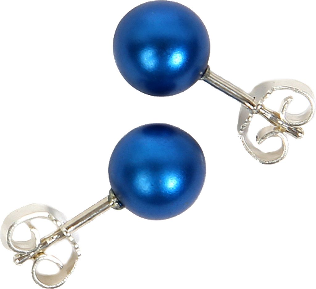 DeMarie Ohrringe Metall 0,8cm blau ohne 144020043