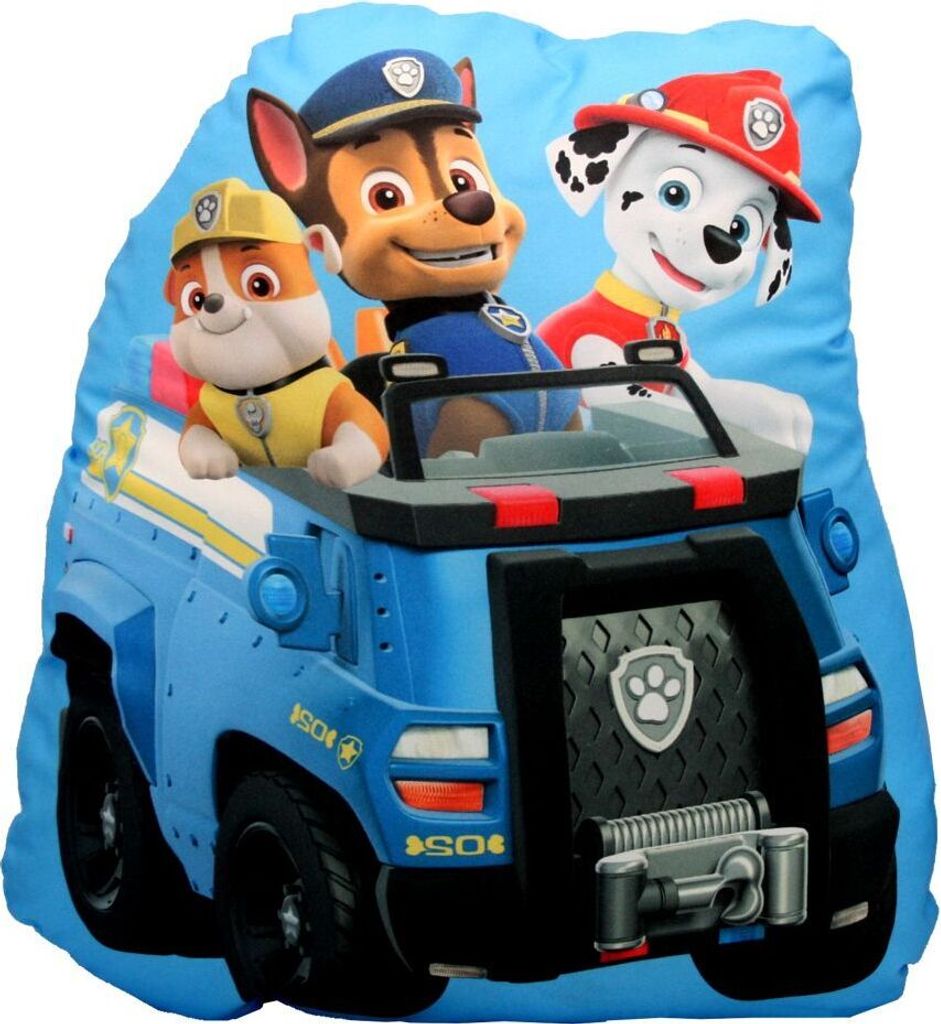 Chase, Marshall & Rubble | 3D Deko-Kissen 34 x 38 cm | Paw Produktbild 