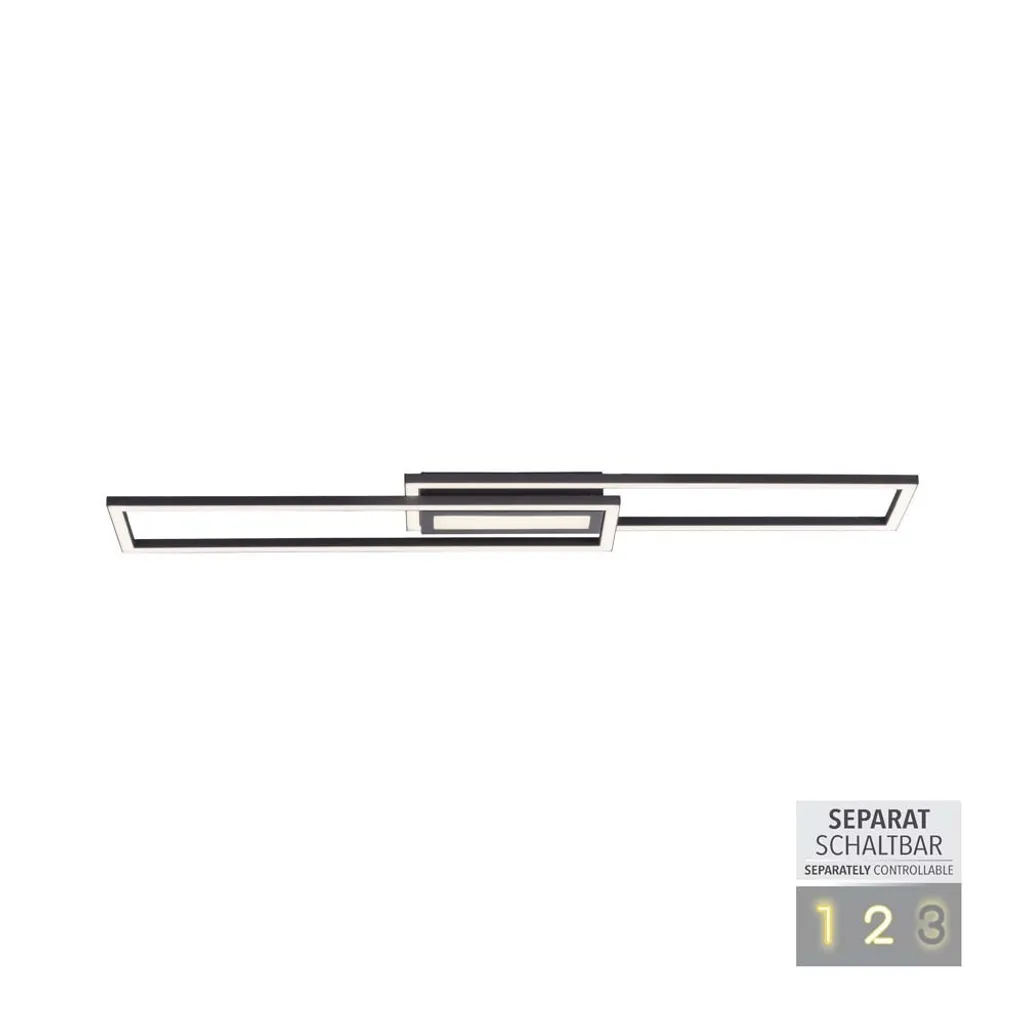 Dites adieu aux zones d'ombre avec ce grand plafonnier LED 95 cm