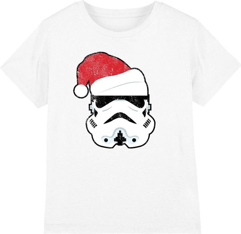 Star Wars - T-Shirt für Kinder - weihnachtliches Design TV3470 (104) (Weiß)