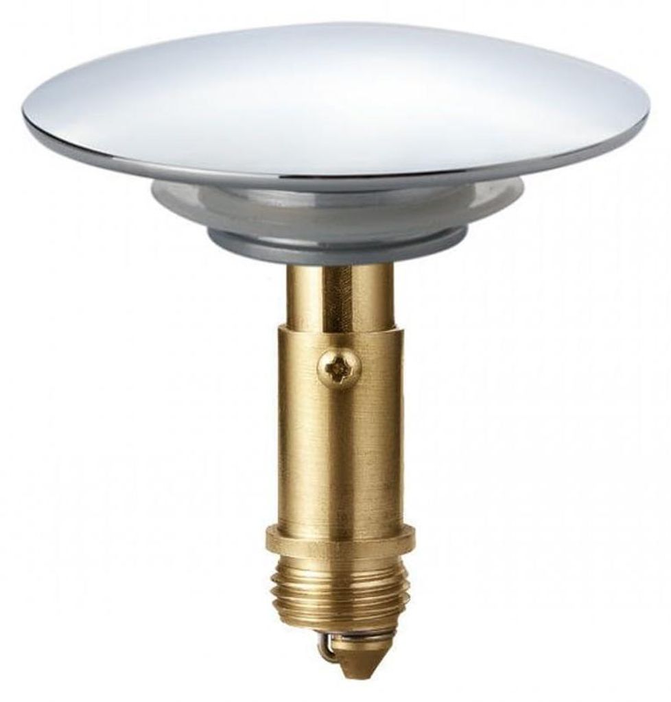 Verchromter, silberfarbener, federbelasteter Badewannenstöpsel (69 mm), Ersatzablauf, Abdeckung, Schnappverschluss für Badewanne, Pop-up-Stöpsel...