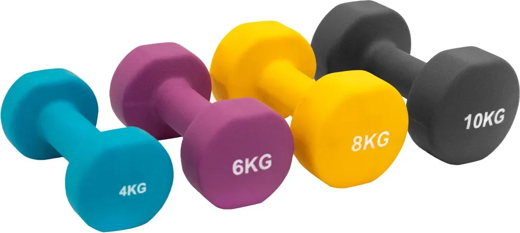 Set d'Haltères pour Musculation à Domicile avec Rack Vertical Acier - 8