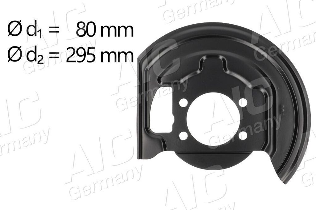 AIC Spritzblech Bremsscheibe für NISSAN Qashqai / Qashqai +2 I (J10, NJ10) Vorne Links 58191 Ankerblech